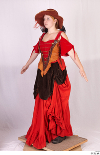  Photos Woman in Historical Dress 100 18th century a poses historical clothing whole body 0002.jpg